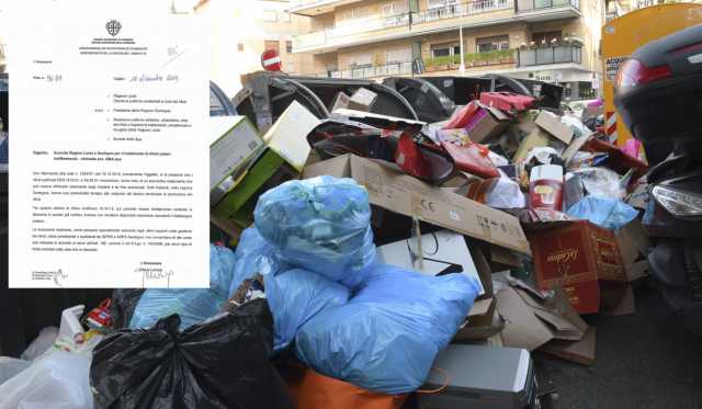 Rifiuti Roma Con Documento Regione