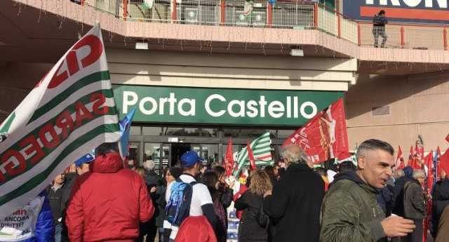 Auchan Sciopero23 Dic