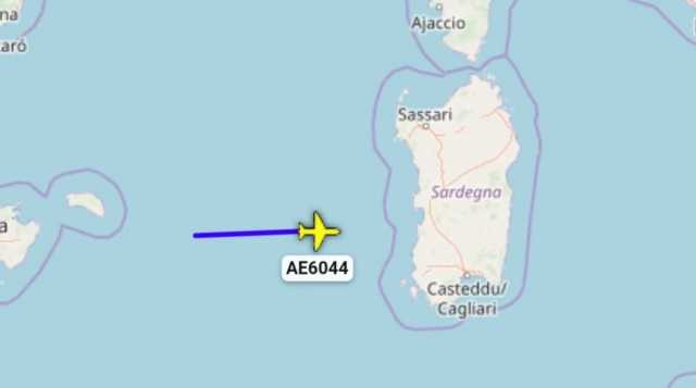 Aereo Sulla Sardegna Tagliata