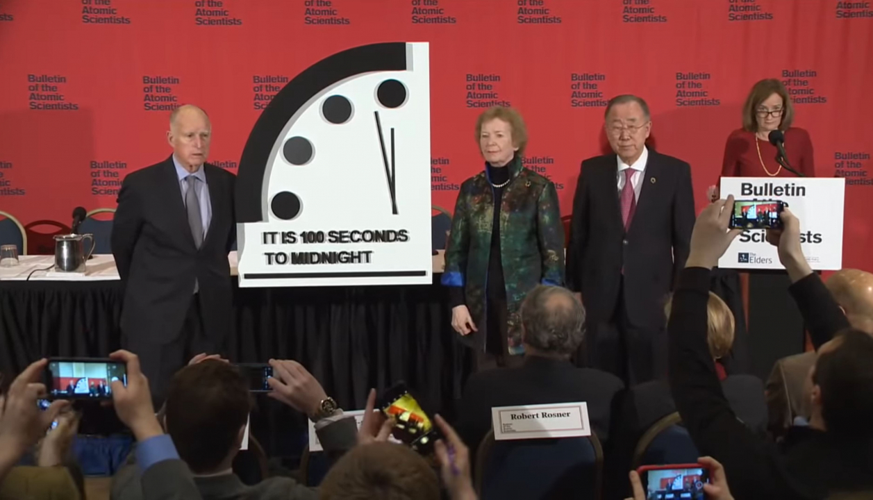 Doomsday Clock 100 seconds