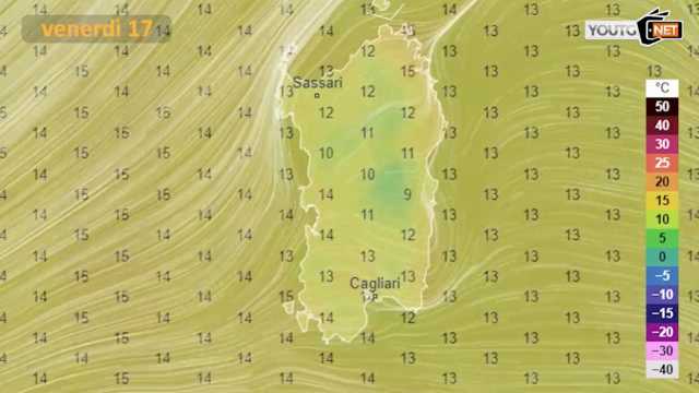PREVISIONI VENERDì 17