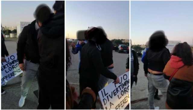 Aggressione Sestu Circo Manifestanti
