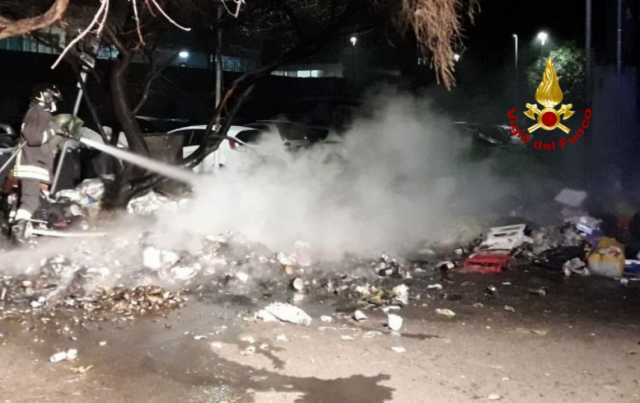 Incendio Rifiuti Santelia 3120
