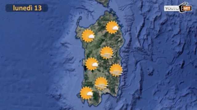 Meteo Lunedi 13