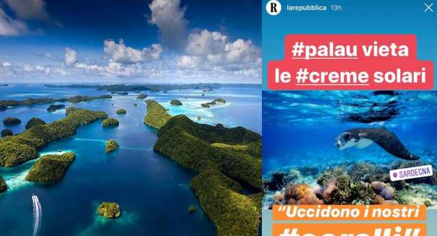 Palau Sardegna Micronesia