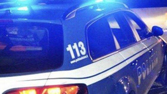 Polizia Auto Notte Luci