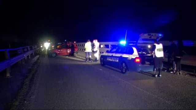 Incidente 196 Polizia Stradale Notte
