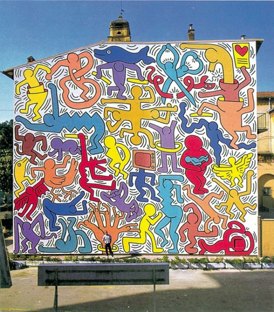 Keith Haring Tuttomondo 1989 1068x1217