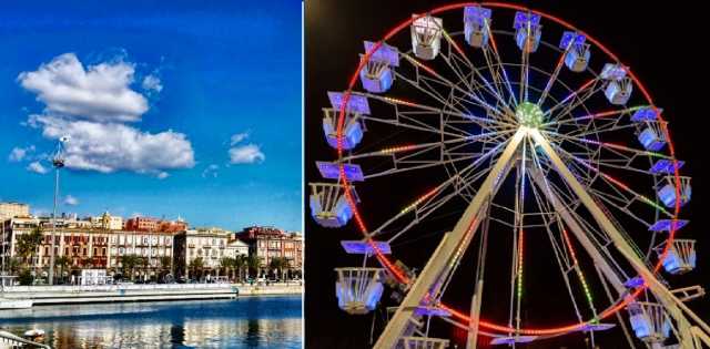 Ruota Panoramica Al Porto Di Cagliari