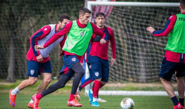 Allenamento Cagliari