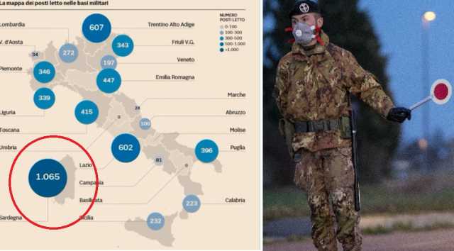 Posti Letto Militari Sardegna Coronavirus Con Militare
