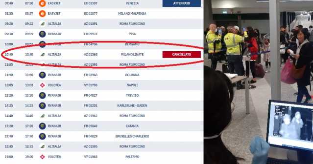 Termoscanner Alitalia