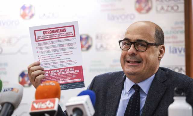 Zingaretti Coronavirus