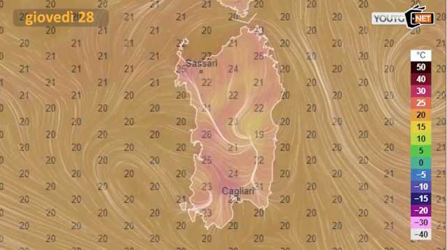 METEO GIOVEDì 28