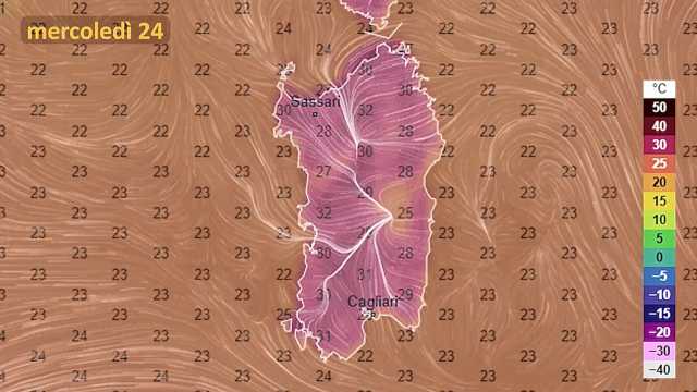 Meteo Mercoledì 24