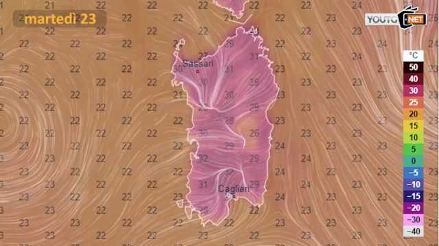 PREVISIONI MARTEDì 23