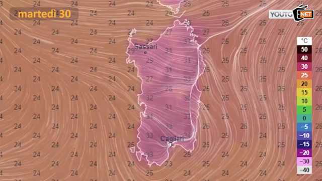 MARTEDì 30 METEO