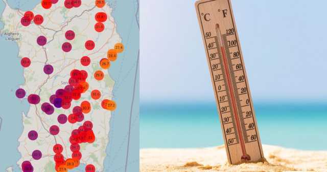 40 Gradi Sardegna Mappa
