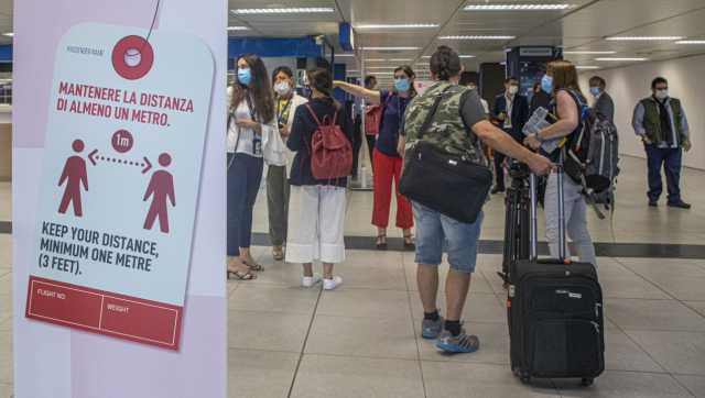 Aeroporto Contagi