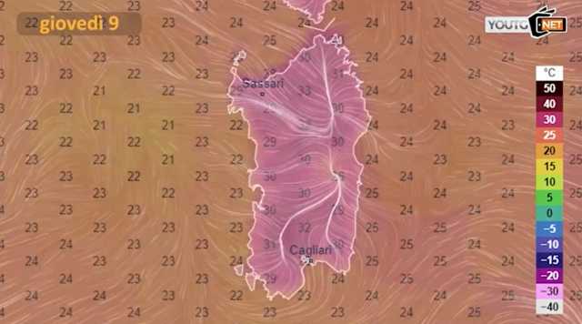 GIOVEDì 9 PREVISIONI