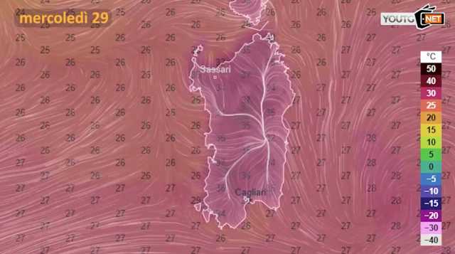 METEO MERCOLEDì 29