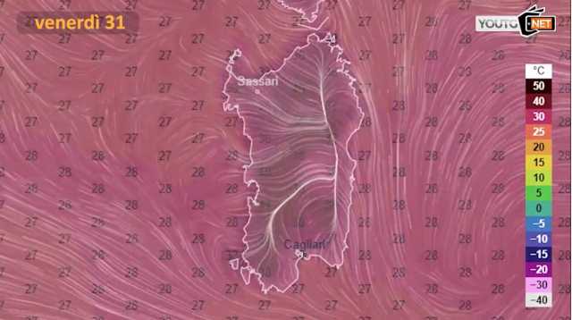 METEO VENERDì 31