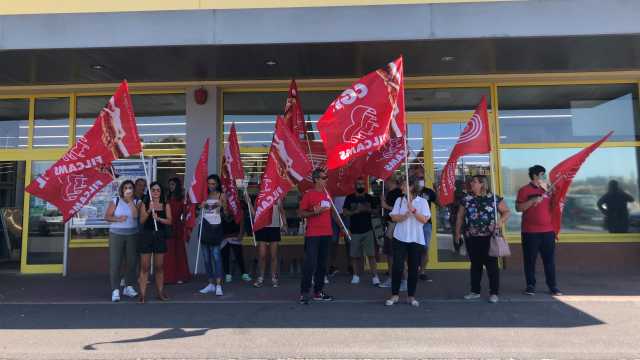 Protesta Eurospin 