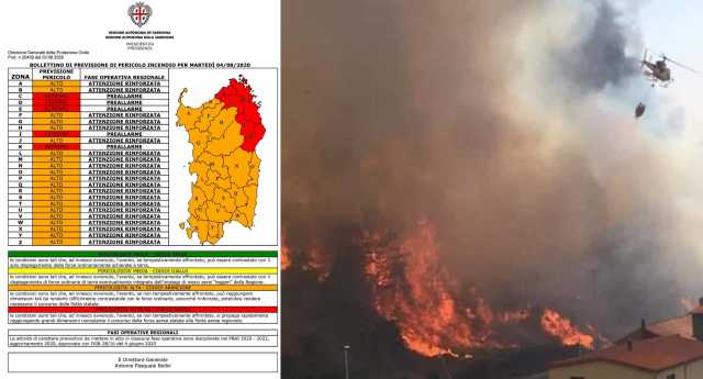 INCENDI SARDEGNA