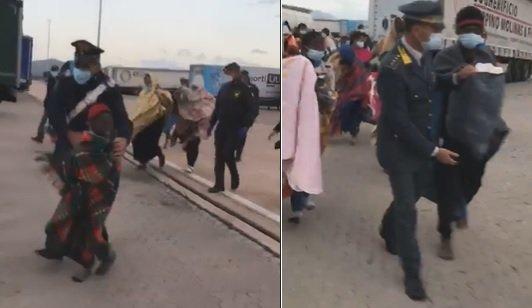 SBARCO MIGRANTI LALTRA FACCIA