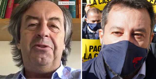 Burioni Salvini