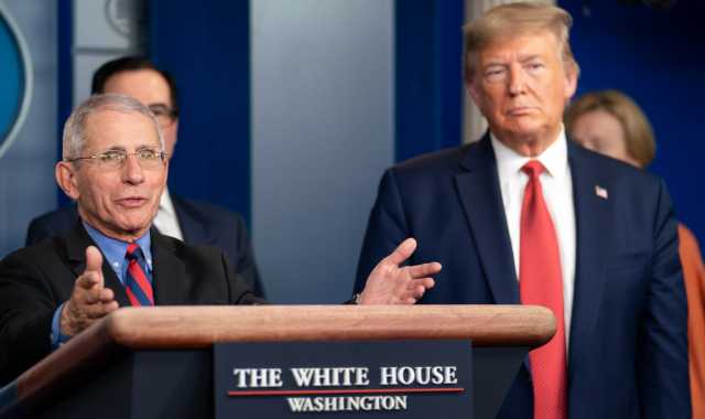 Fauci Trump