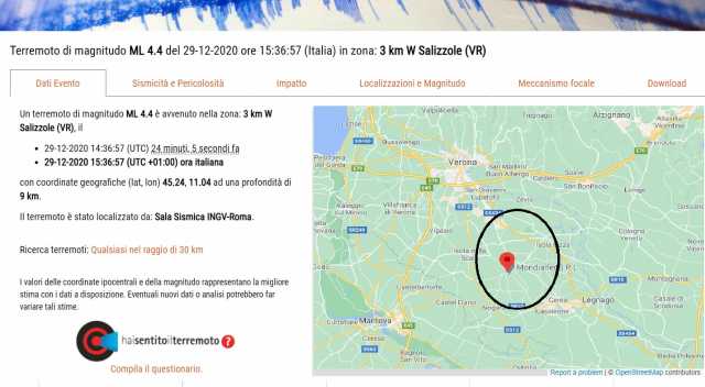 Terremoto Veronese