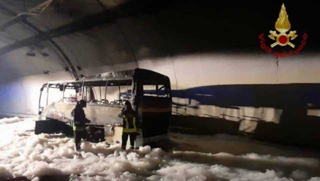 Bus Fiamme Galleria Lecc