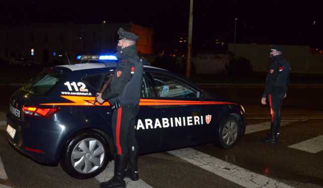 Carabinieri Blocco Sinnai Settimo