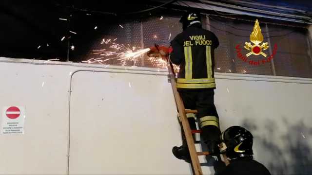 Af130aa INCENDIO CAGLIARI