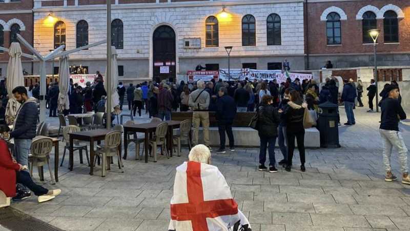 No Vax Cagliari