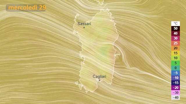Il meteo per mercoledì 29 dicembre