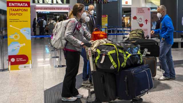 Passeggeri in aeroporto