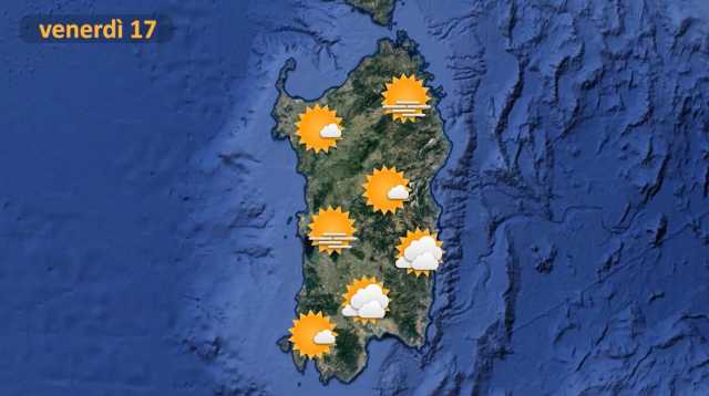 Il meteo per domani 