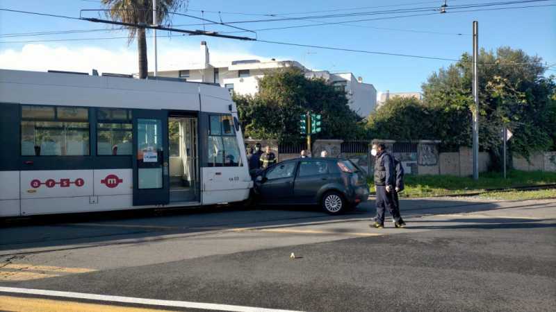 L'incidente in viale Marconi