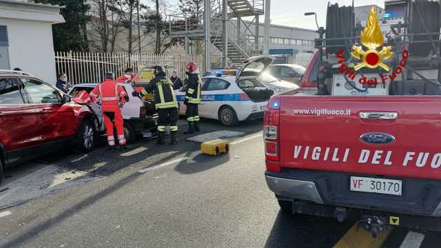 L'incidente in viale Marconi