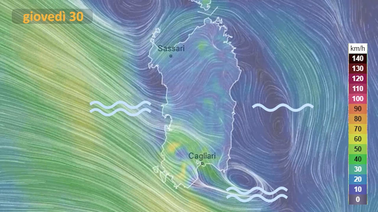 iL METEO PER GIOVEDì 30 DICEMBRE