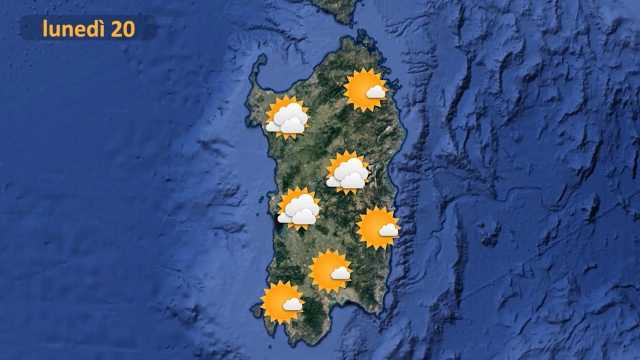 Il meteo del 20 dicembre