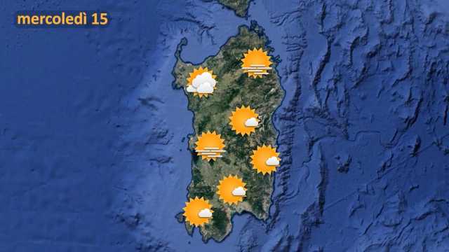 Il meteo per DOMANI