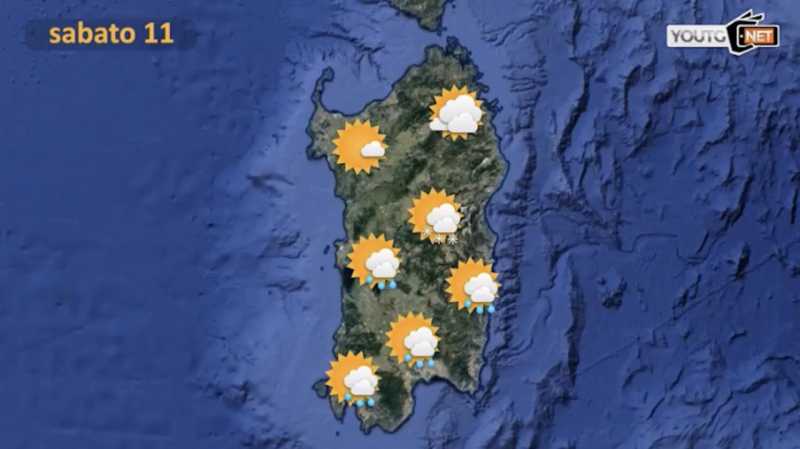 Le previsioni per il fine settimana 