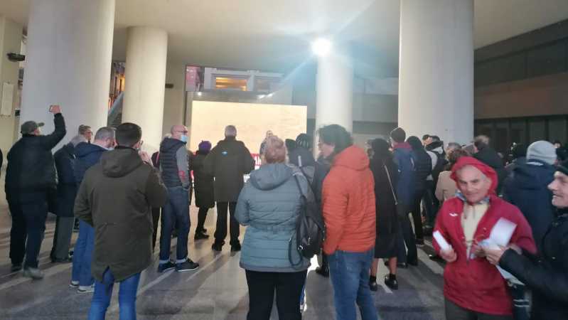 La manifestazione no vax a Cagliari