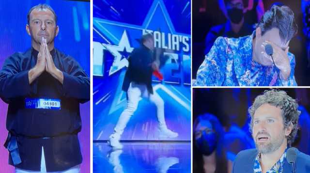 Francesco Pandolfi a Italia's got talent