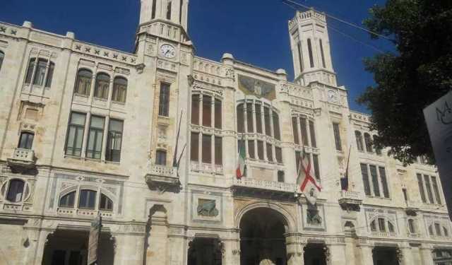 Il municipio di Cagliari 