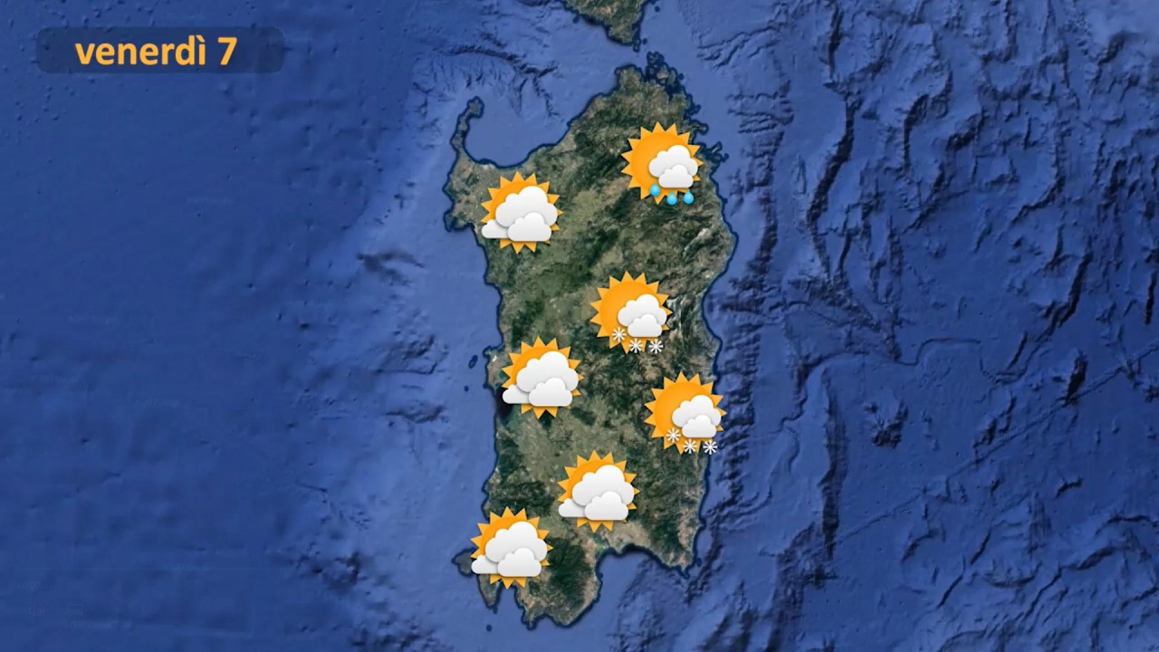 Le previsioni per domani 