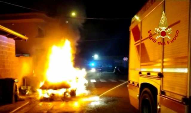 L'intervento dei vigili del fuoco 